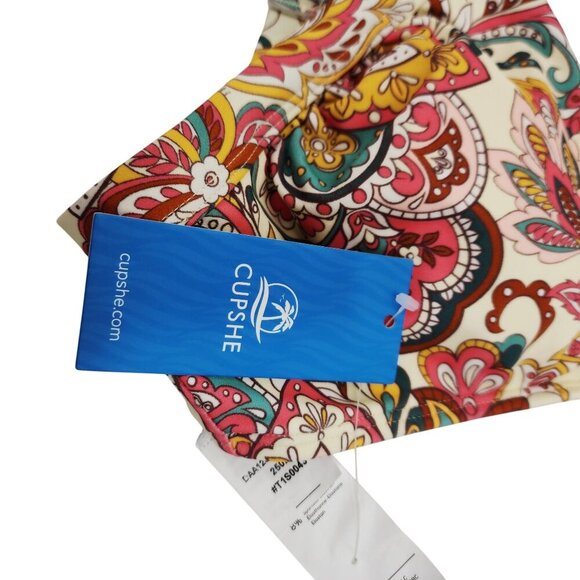 Cupshe Womens Floral Paisley Bikini Set Size M Swimsuit - Picture 5 of 6